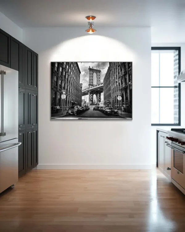 In America - Poster - Svartvitt fotografi - Ramexempel