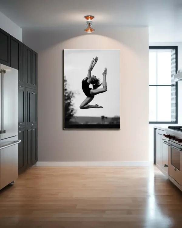 Dance - Poster - Svartvitt fotografi - Ramexempel