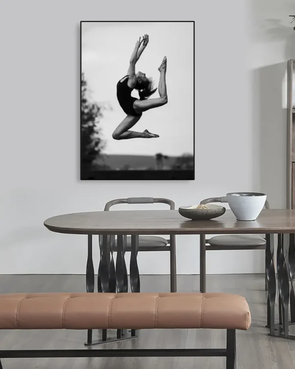 Dance - Poster - Svartvitt fotografi - Ramexempel