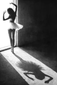 Shadow Dance - Poster - Svartvitt fotografi