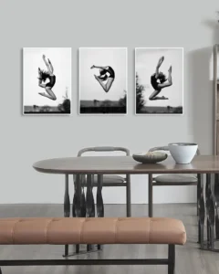 Acrobatic Dance x 3 - Posterserie - Ramexempel