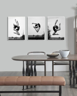 Acrobatic Dance x 3 - Posterserie - Ramexempel