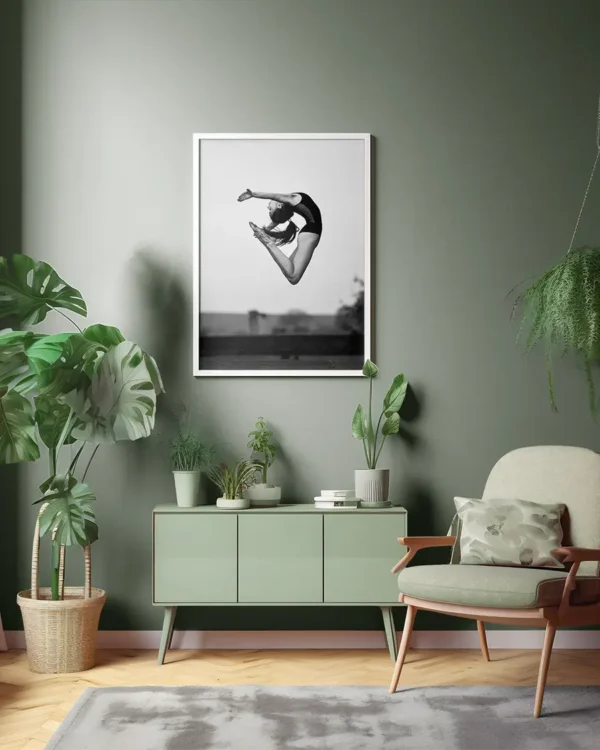 No Limits - Poster - Svartvitt fotografi - Ramexempel