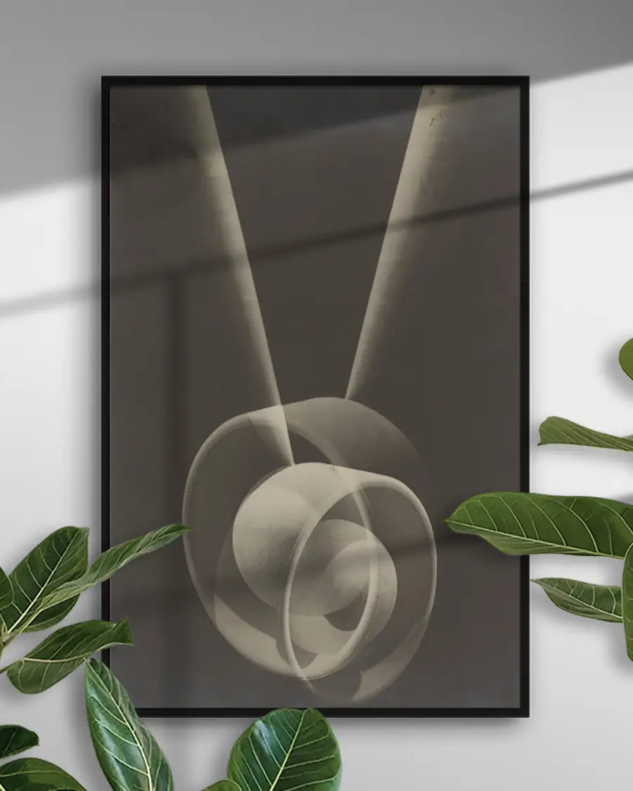 Abstract Shapes - Poster. En klassisk abstrakt fotoposter av den tyske fotografen Hannes Maria Flach - Ramexempel