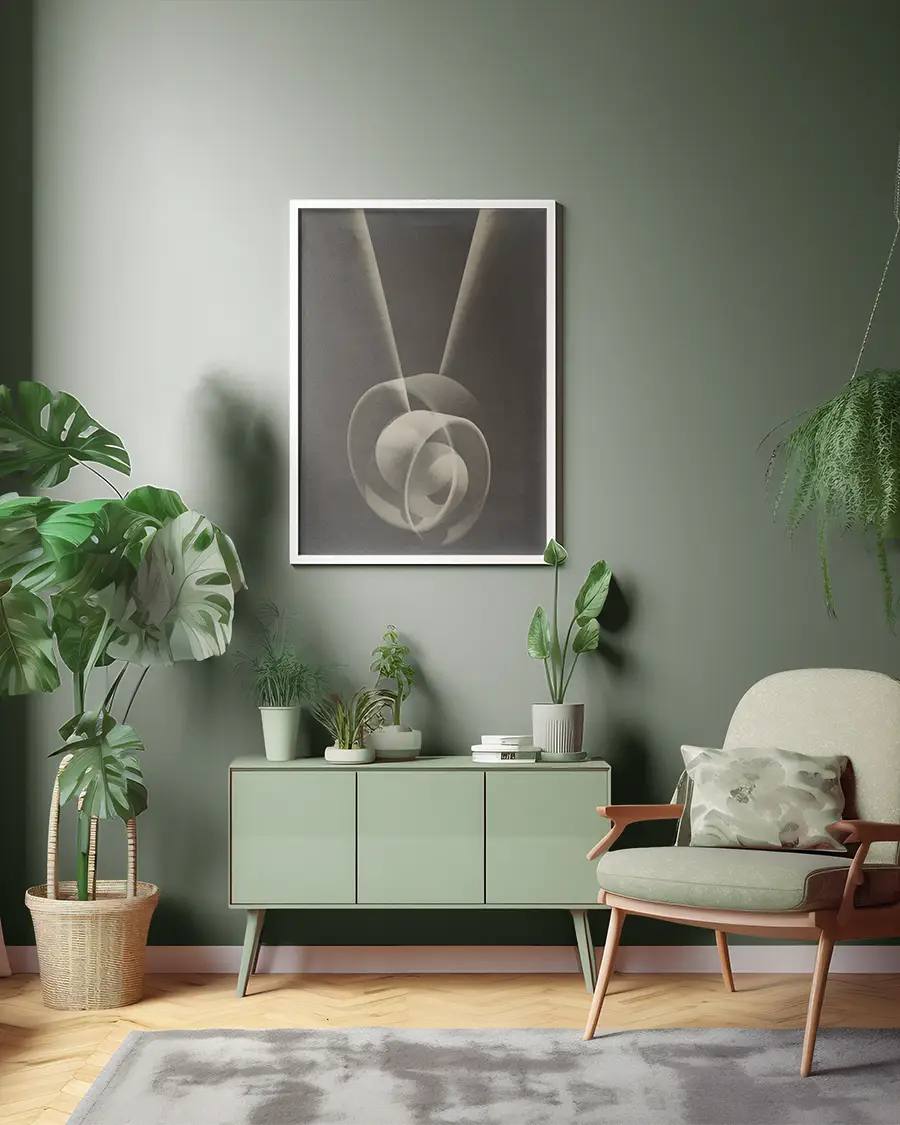 Abstract Shapes - Poster. En klassisk abstrakt fotoposter av den tyske fotografen Hannes Maria Flach - Ramexempel