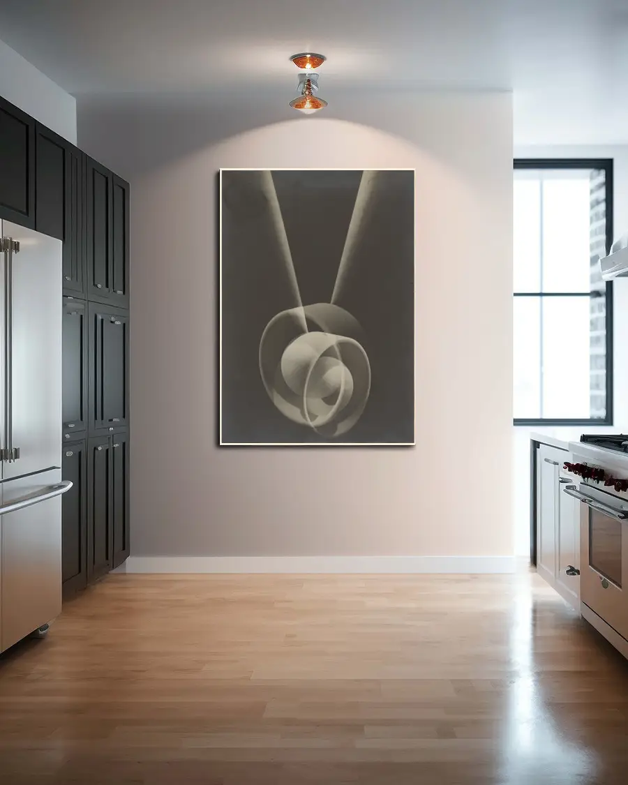 Abstract Shapes - Poster. En klassisk abstrakt fotoposter av den tyske fotografen Hannes Maria Flach - Ramexempel
