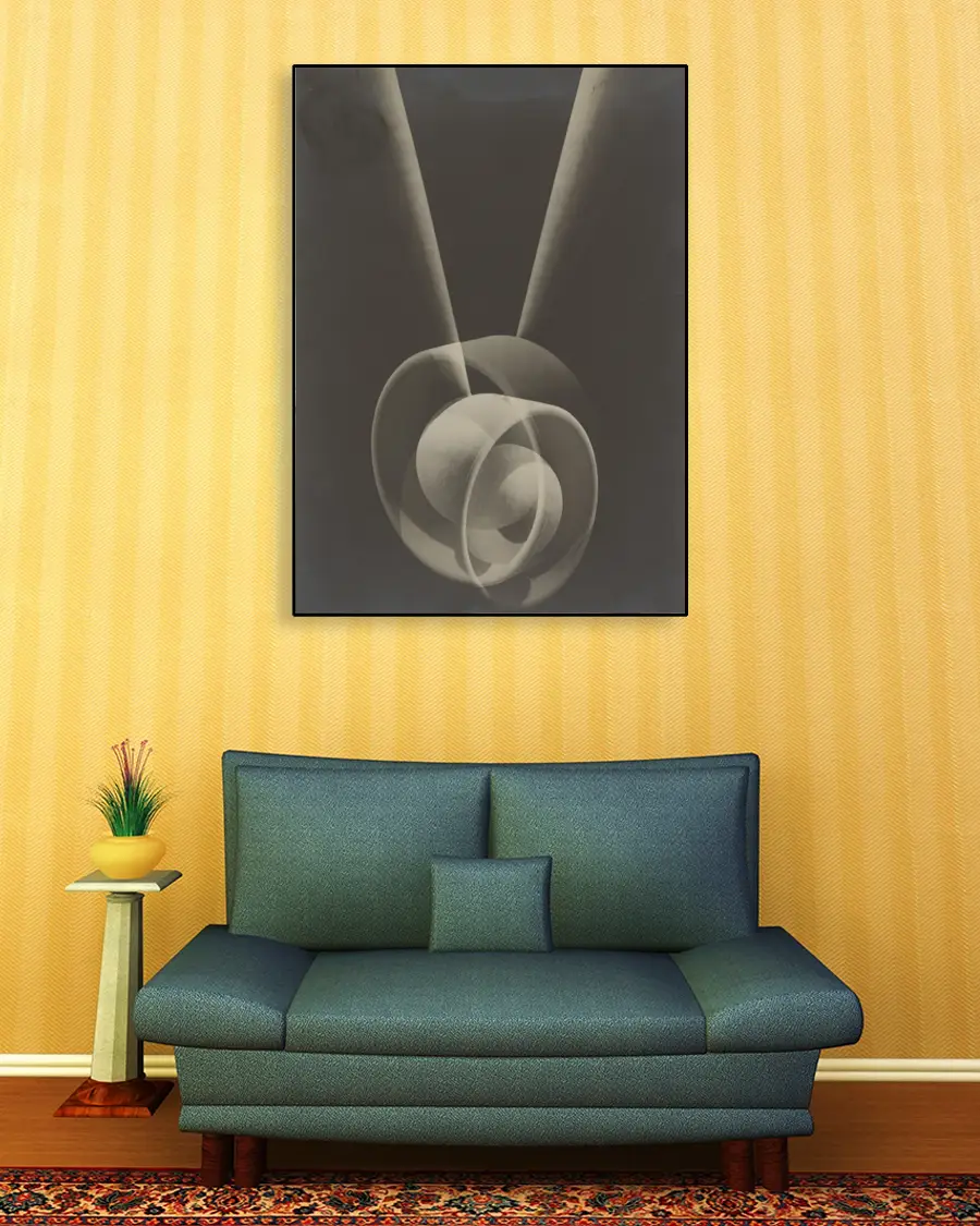 Abstract Shapes - Poster. En klassisk abstrakt fotoposter av den tyske fotografen Hannes Maria Flach - Ramexempel