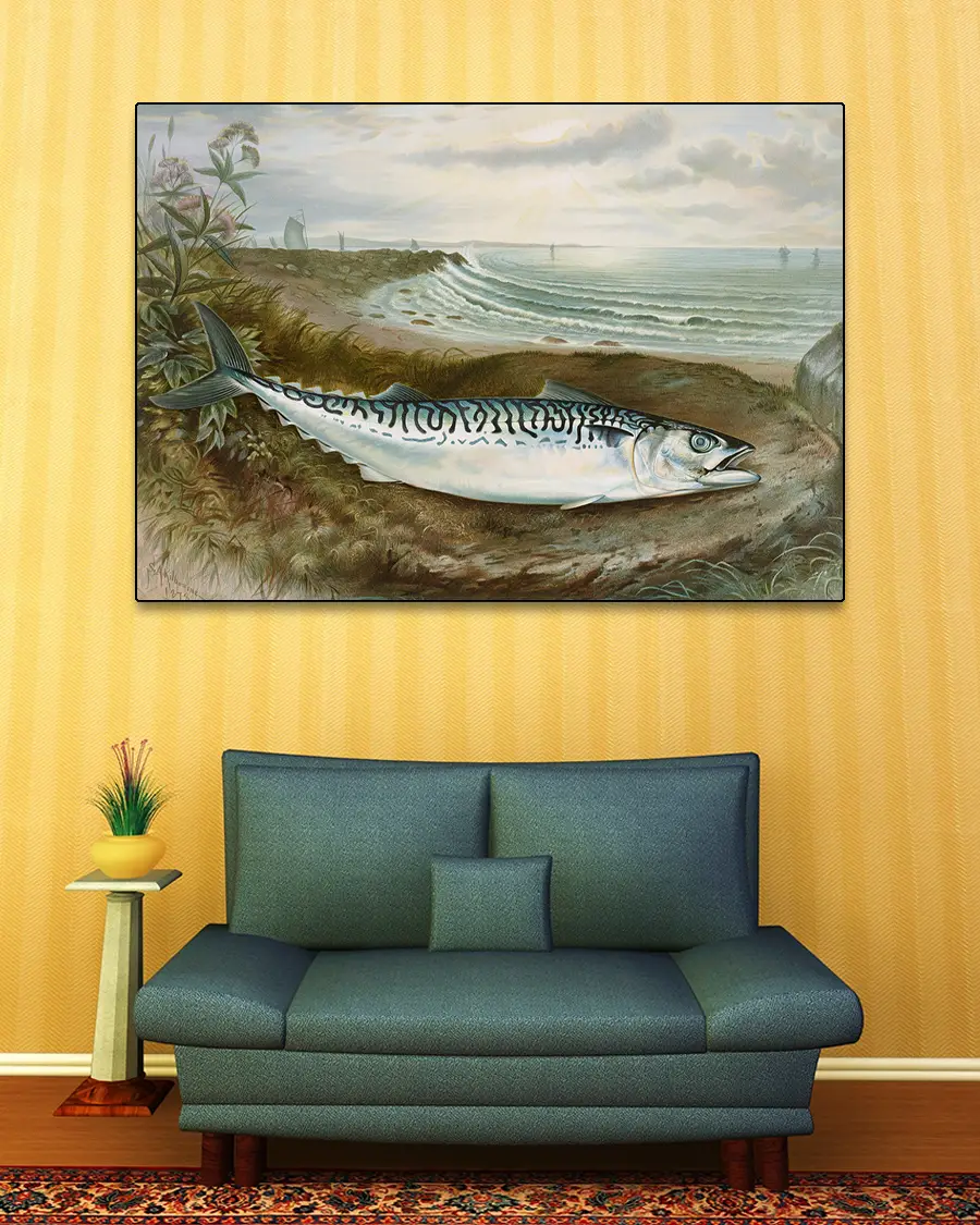 Makrill – Mackerel Fish – Poster – Illustration - Bild 3